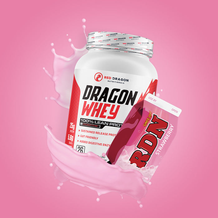 Dragon Whey Strawberry milk